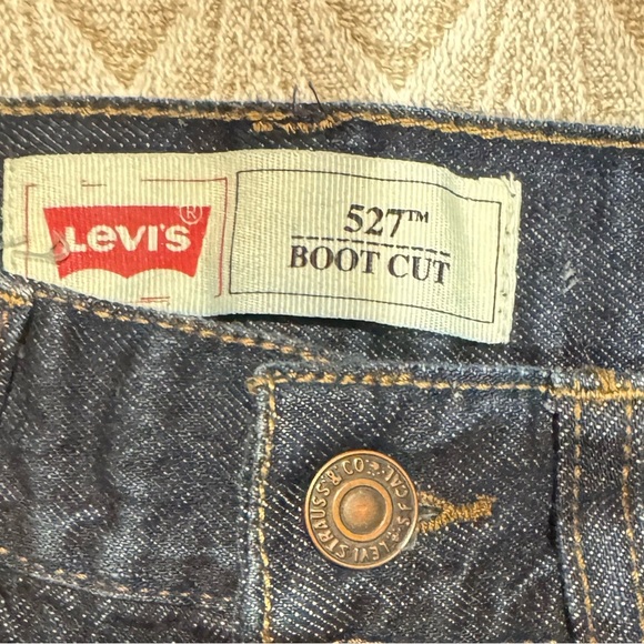 Girl’s Levi's Indigo Boot Cut Jeans - Picture 2 of 5
